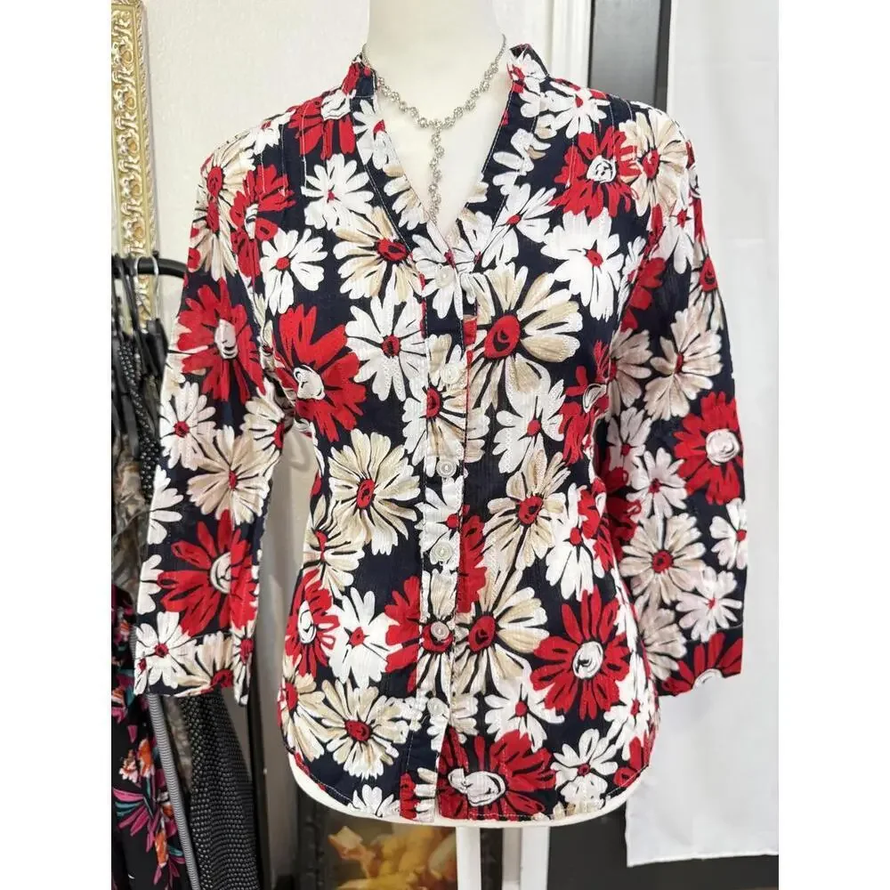 Alfred Dunner Lot of 3 Tropical, Floral, Lightweight, Feminine, Business Casual - Picture 7 of 12